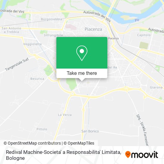 Redival Machine-Societa' a Responsabilita' Limitata map