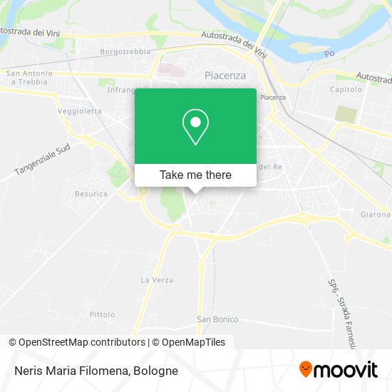 Neris Maria Filomena map