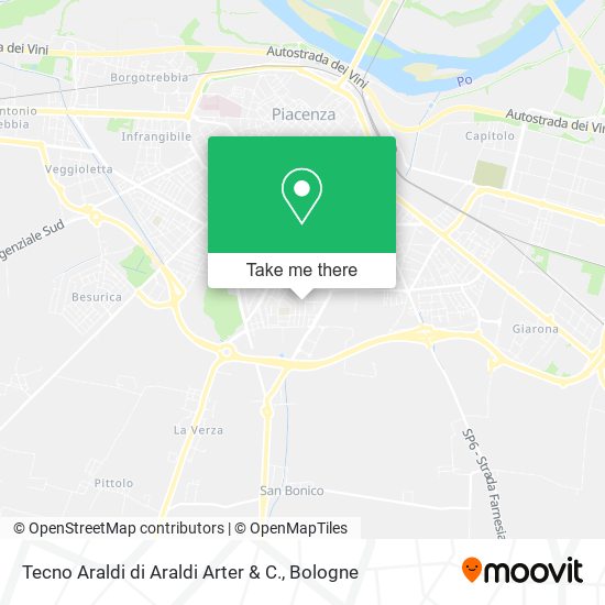 Tecno Araldi di Araldi Arter & C. map