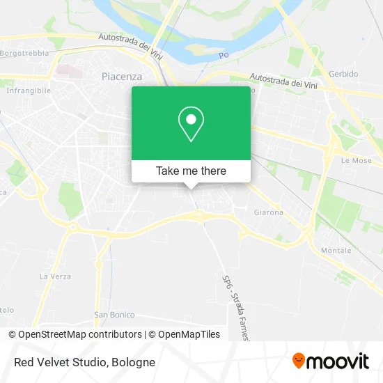 Red Velvet Studio map