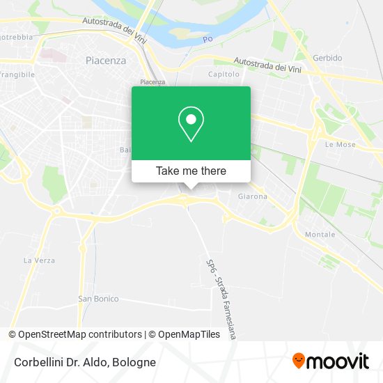 Corbellini Dr. Aldo map