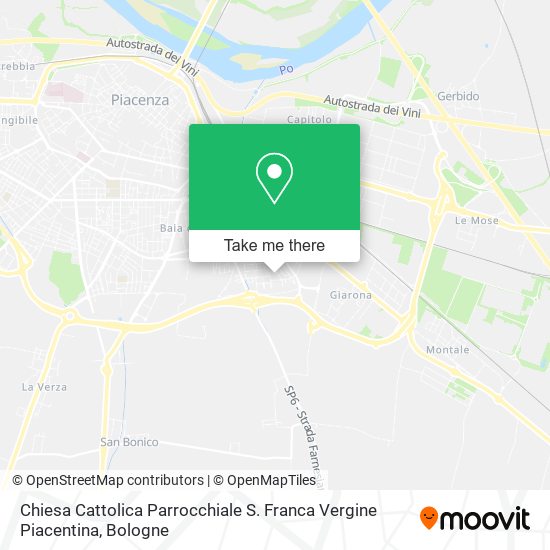 Chiesa Cattolica Parrocchiale S. Franca Vergine Piacentina map