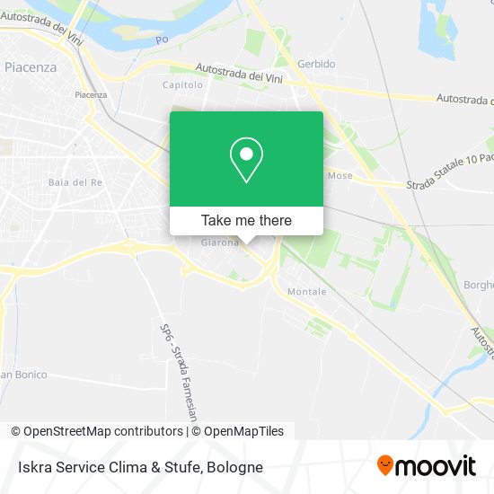 Iskra Service Clima & Stufe map