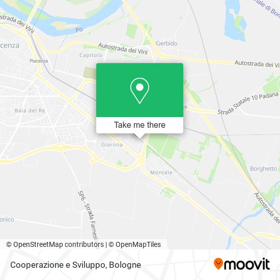 Cooperazione e Sviluppo map