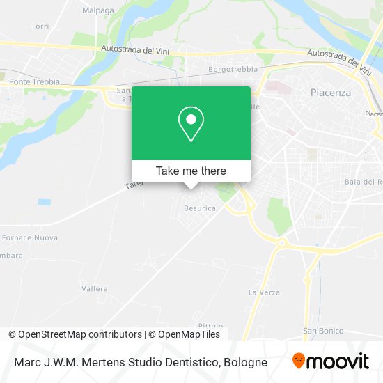 Marc J.W.M. Mertens Studio Dentistico map