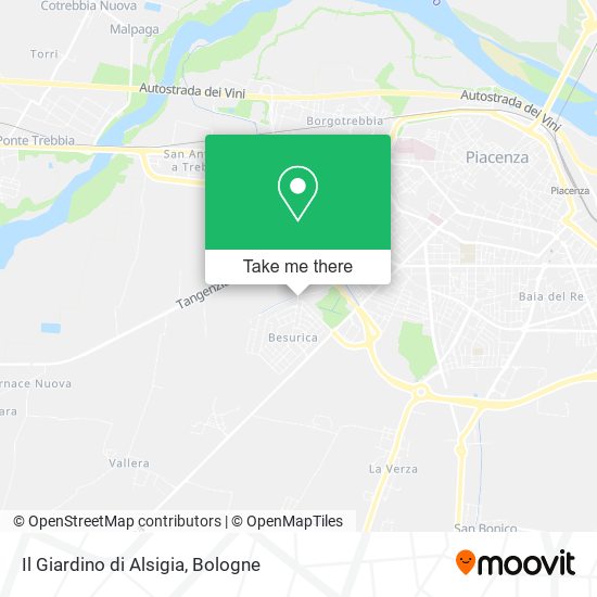 Il Giardino di Alsigia map