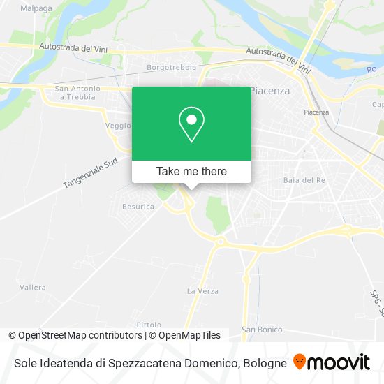 Sole Ideatenda di Spezzacatena Domenico map