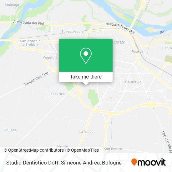 Studio Dentistico Dott. Simeone Andrea map