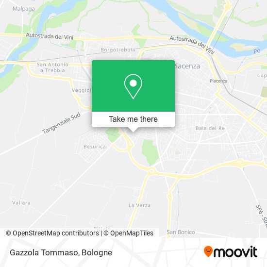 Gazzola Tommaso map