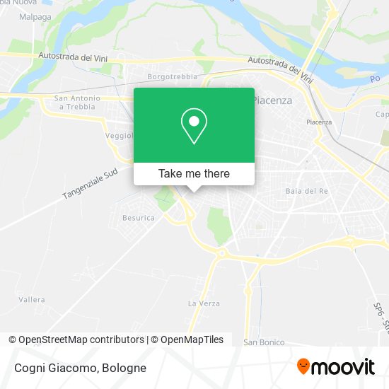 Cogni Giacomo map