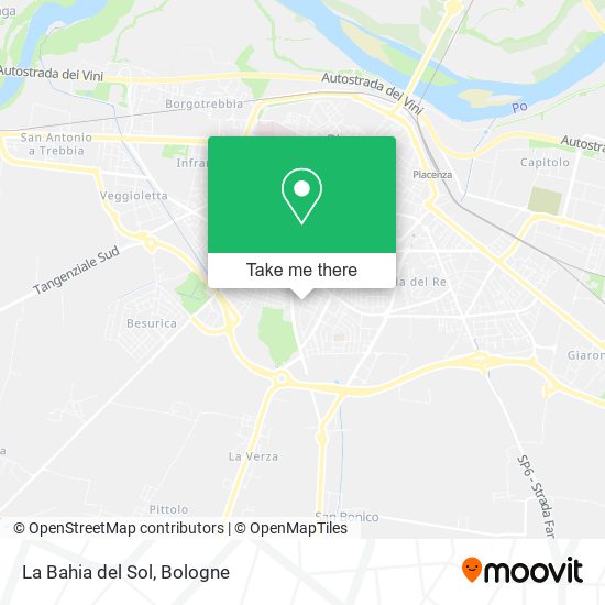 La Bahia del Sol map