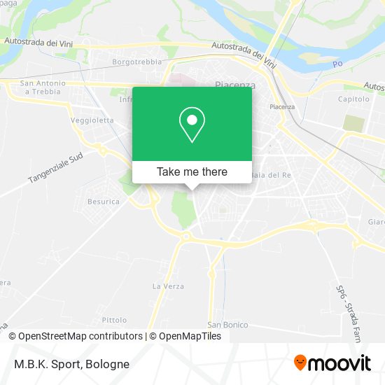 M.B.K. Sport map