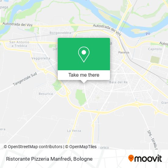 Ristorante Pizzeria Manfredi map