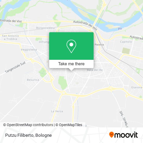Putzu Filiberto map