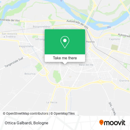 Ottica Galbardi map