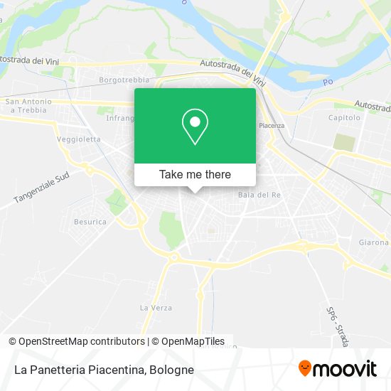 La Panetteria Piacentina map