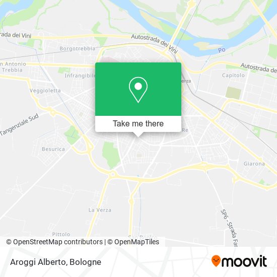 Aroggi Alberto map