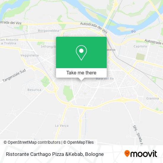 Ristorante Carthago Pizza &Kebab map