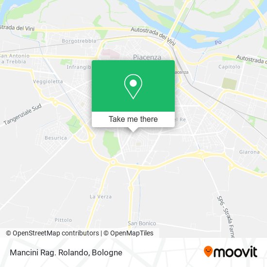 Mancini Rag. Rolando map