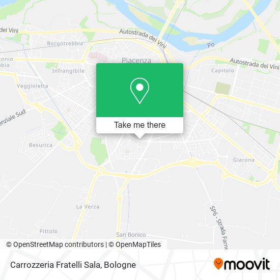 Carrozzeria Fratelli Sala map