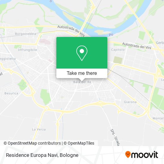 Residence Europa Navi map