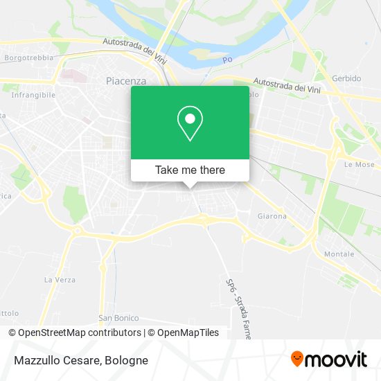 Mazzullo Cesare map