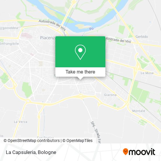 La Capsuleria map