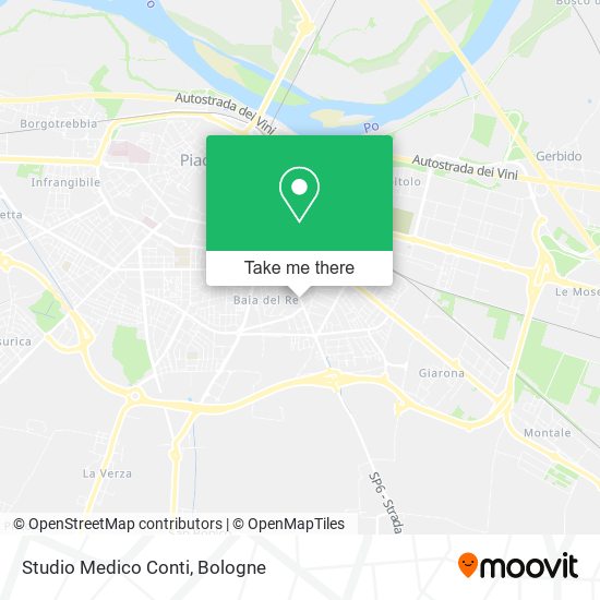 Studio Medico Conti map