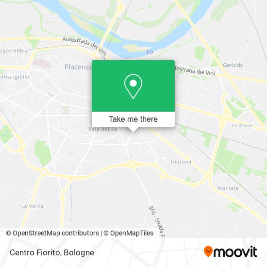 Centro Fiorito map