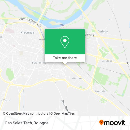 Gas Sales Tech map