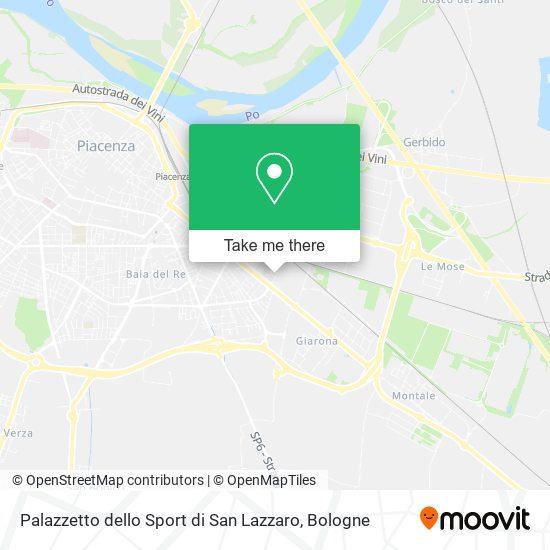 Palazzetto dello Sport di San Lazzaro map