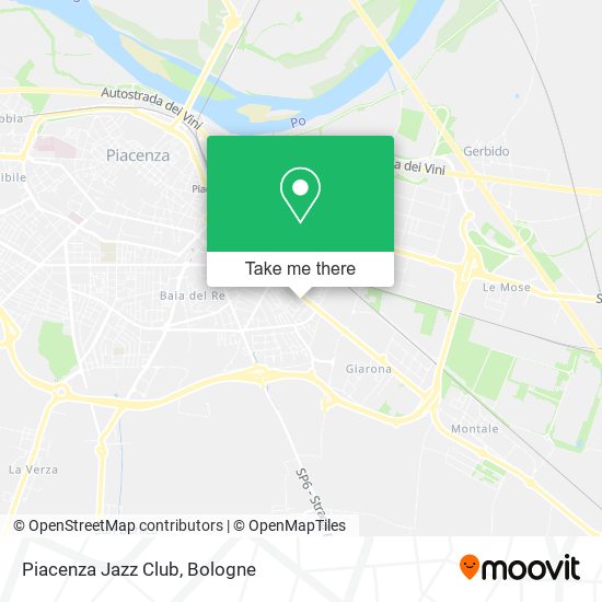Piacenza Jazz Club map