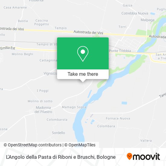 L'Angolo della Pasta di Riboni e Bruschi map