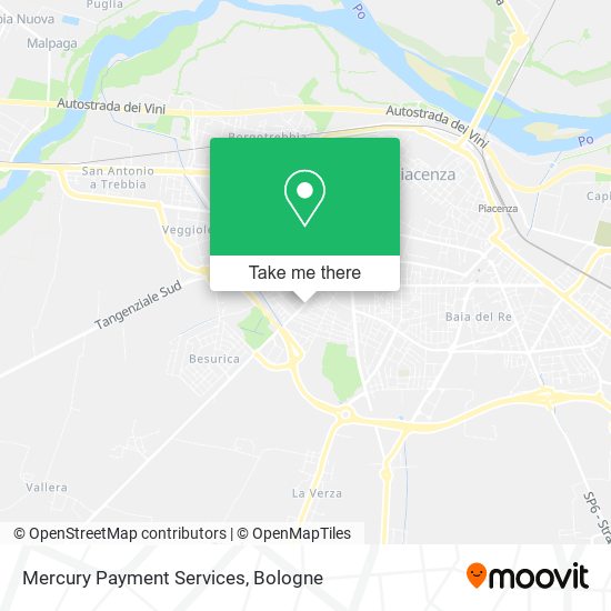 Mercury Payment Services map