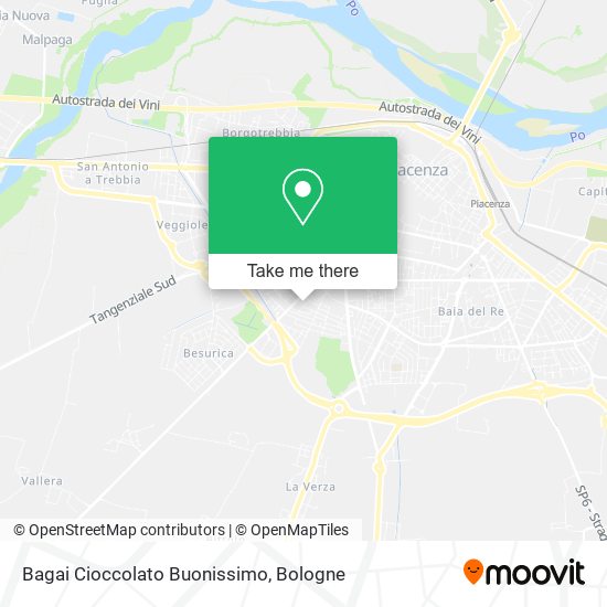 Bagai Cioccolato Buonissimo map