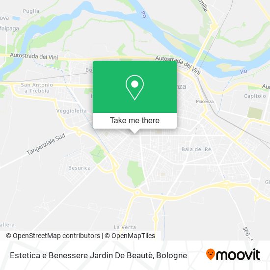 Estetica e Benessere Jardin De Beautè map