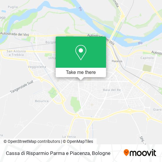 Cassa di Risparmio Parma e Piacenza map