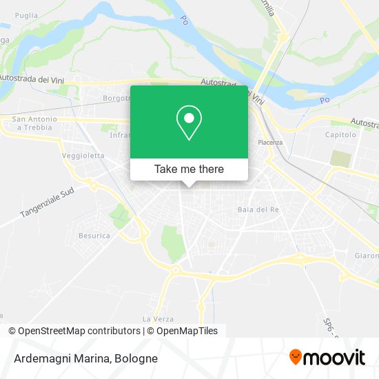 Ardemagni Marina map