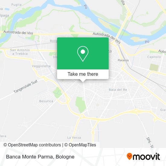 Banca Monte Parma map