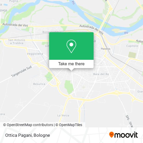 Ottica Pagani map