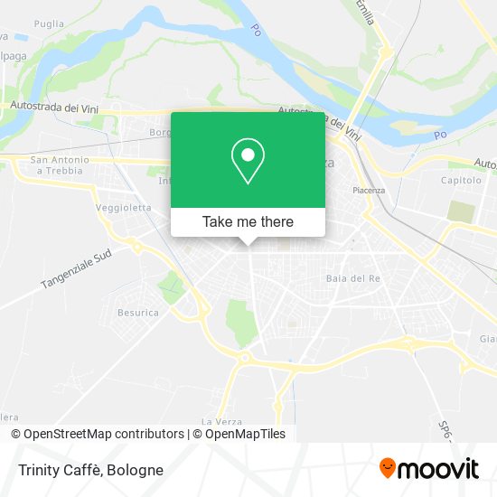 Trinity Caffè map