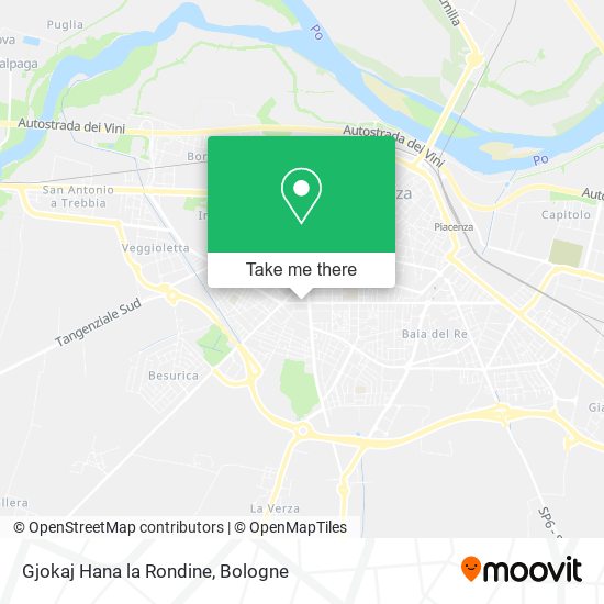 Gjokaj Hana la Rondine map