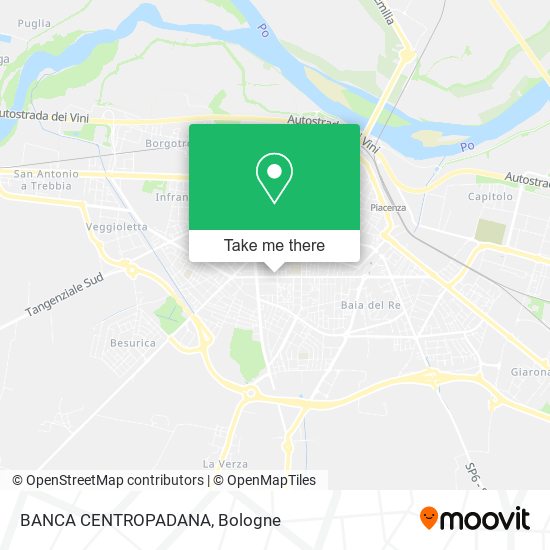 BANCA CENTROPADANA map