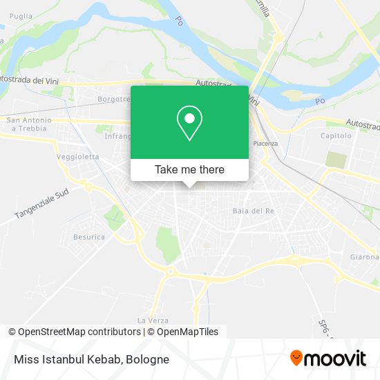 Miss Istanbul Kebab map