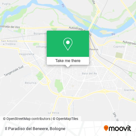 Il Paradiso del Beneere map