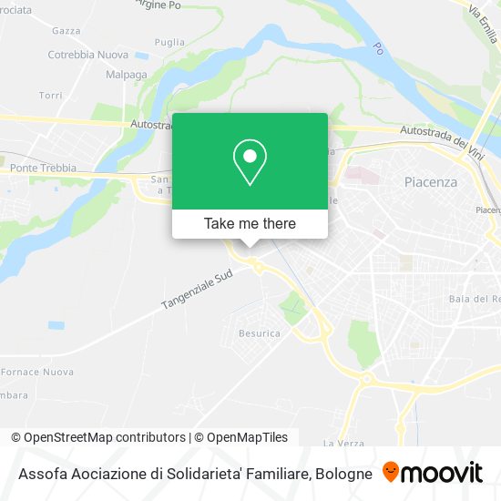 Assofa Aociazione di Solidarieta' Familiare map