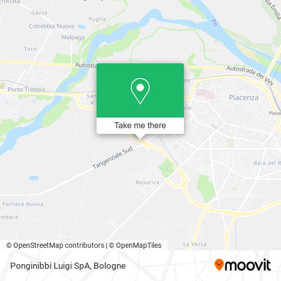 Ponginibbi Luigi SpA map