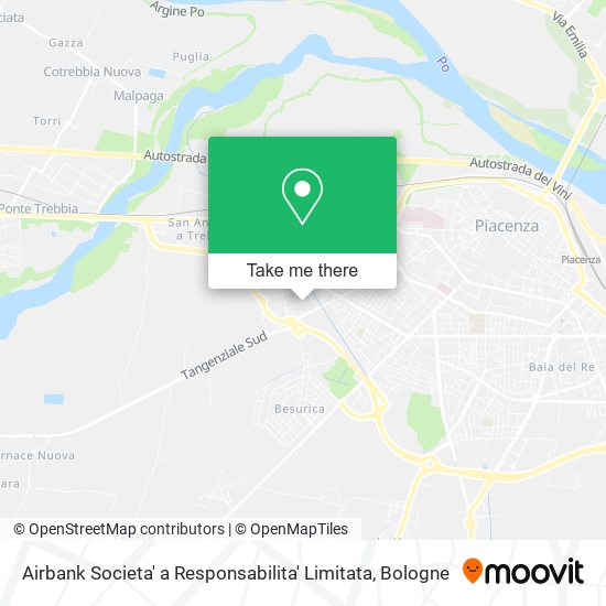 Airbank Societa' a Responsabilita' Limitata map