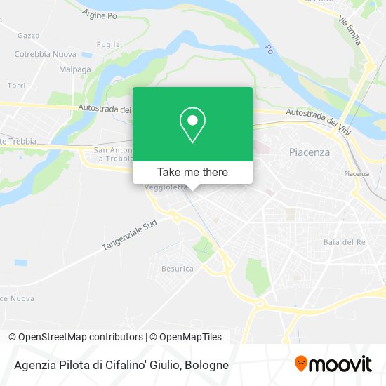 Agenzia Pilota di Cifalino' Giulio map