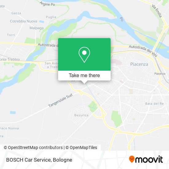 BOSCH Car Service map